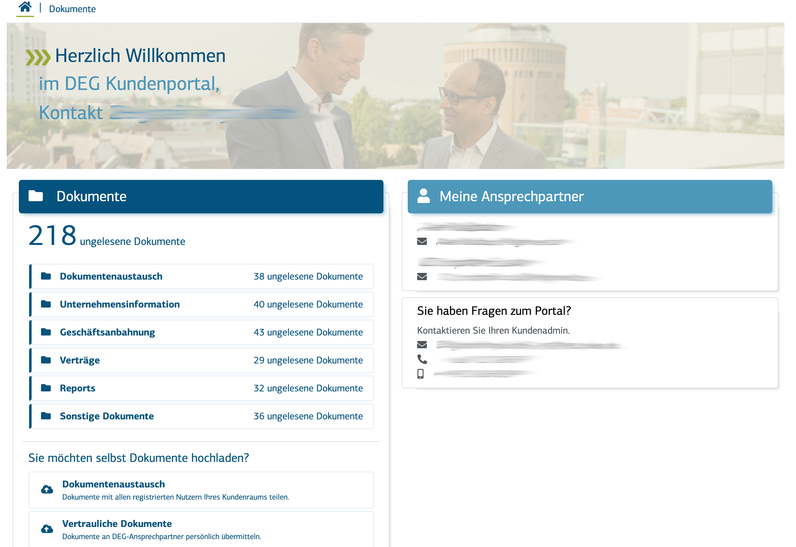 KFW/DEG Bank Kundenportal